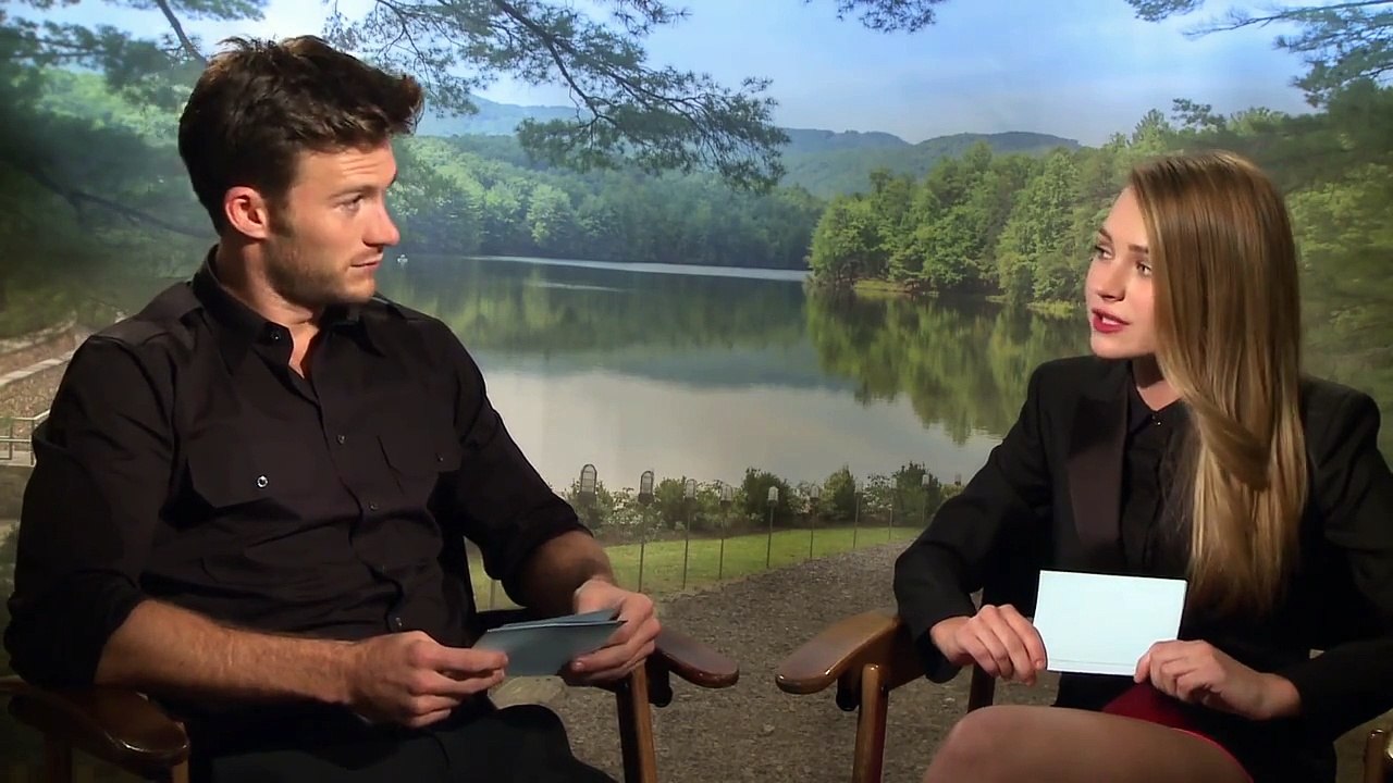 The Longest Ride - Interview Scott Eastwood & Britt Robertson (2) VO