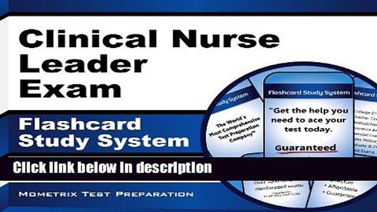 Download Clinical Nurse Leader Exam Flashcard S...