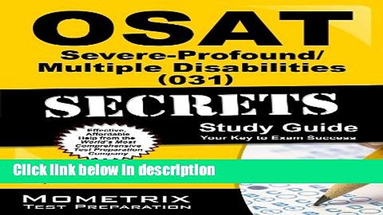 [PDF] OSAT Severe-Profound/Multiple Disabilitie...