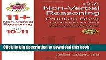 Download 11  Non-verbal Reasoning Practice Book with Assessment Tests (Age 10-11) for the CEM Test