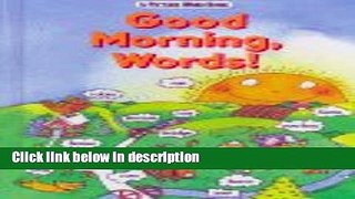 Ebook Good Morning, Words! Full Online