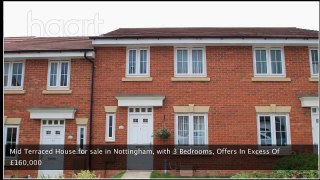 Mid Terraced House for sale in Nottingham, with 3 Bedrooms