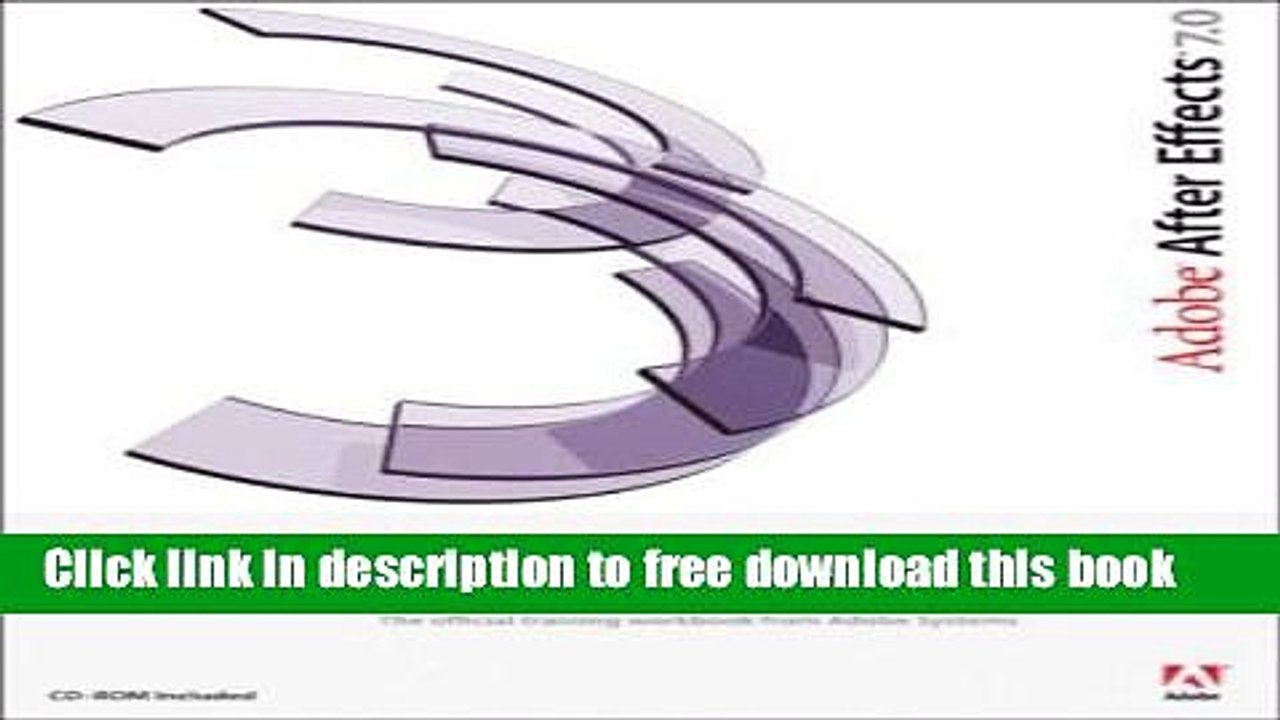 [Download] Adobe After Effects 7.0 Classroom in a Book Paperback Online