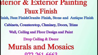 Decor & Drop Ceiling & Interior and Exterior Painting & Faux Finish & Mural & Mosaic