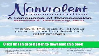 [Popular] Nonviolent Communication: A Language of Compassion Kindle OnlineCollection