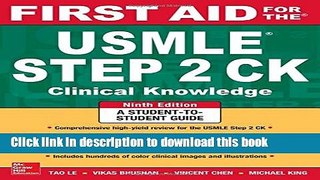 [Popular] First Aid for the USMLE Step 2 CK, Ninth Edition Paperback OnlineCollection