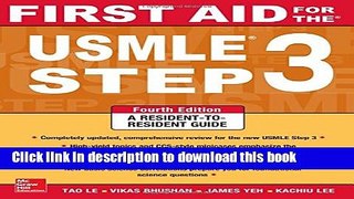 [Popular] First Aid for the USMLE Step 3, Fourth Edition Paperback OnlineCollection