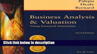 [PDF] Business Analysis and Valuation: Using Financial Statements, Text and Cases [Full Ebook]