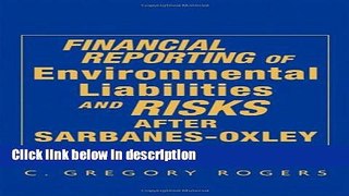 [PDF] Financial Reporting of Environmental Liabilities and Risks after Sarbanes-Oxley Full Online