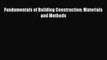 [PDF] Fundamentals of Building Construction: Materials and Methods Read Online