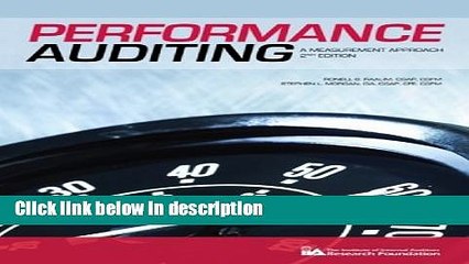 Download Performance Auditing: A Measurement Approach - 2nd Edition Book Online