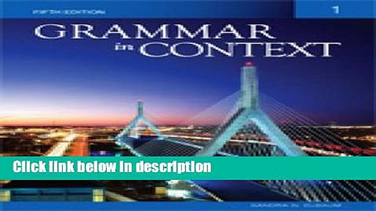 Download Grammar in Context 1 Book Online