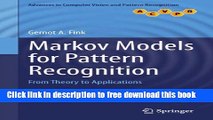 [Download] Markov Models for Pattern Recognition: From Theory to Applications Kindle Online