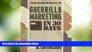 Big Deals  Guerrilla Marketing in 30 Days  Free Full Read Most Wanted