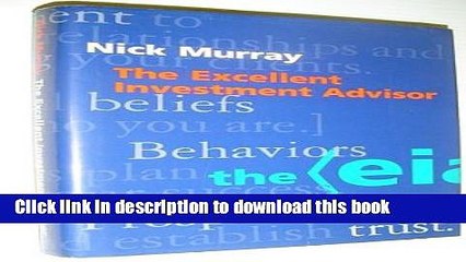 [Download] The Excellent Investment Advisor Kindle Free