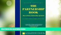 Big Deals  The Partnership Book: How to Write a Partnership Agreement (Partnership Book (W/CD))