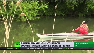 River Kayaking: British adventurer takes on the Volga