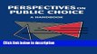 [PDF] Perspectives on Public Choice: A Handbook Book Online