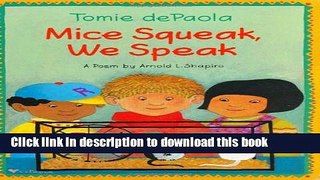 [Download] Mice Squeak, We Speak Board Book Paperback Collection