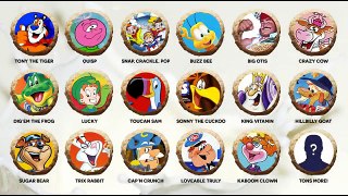 Top 10 Cereal Mascots Of The Week (Week of August 13, 2016)
