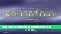 [Popular] Books Andreoli and Carpenter s Cecil Essentials of Medicine, 9e (Cecil Medicine) Free