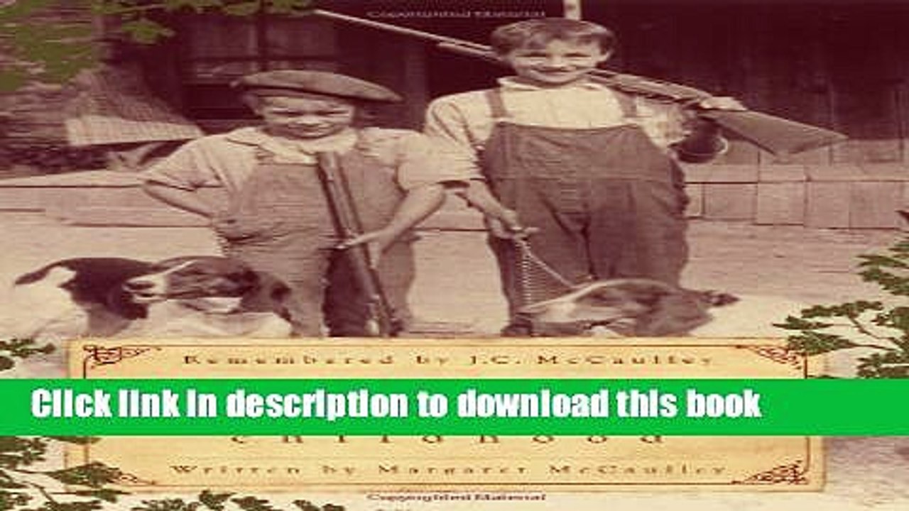 [PDF] A Cades Cove Childhood [Online Books]