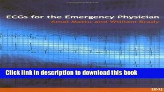 [Popular] Books ECG s for the Emergency Physician 1 Full Online