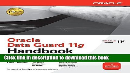 [Download] Oracle Data Guard 11g Handbook Kindle Online