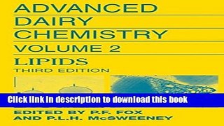 [PDF] Advanced Dairy Chemistry Volume 2: Lipids Book Online