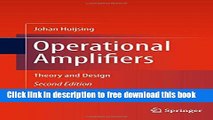 [Download] Operational Amplifiers: Theory and Design Paperback Online