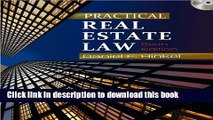 [Read PDF] Practical Real Estate Law (text only) 6th (Sixth) edition by D. F. Hinkel Download Online