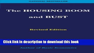 [PDF Kindle] The Housing Boom and Bust: Revised Edition Free Books