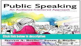 Ebook Public Speaking: An Audience-Centered Approach (9th Edition) Free Download
