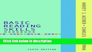 [PDF] Basic Reading Skills Handbook (6th Edition) Book Online