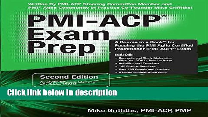 PDF] PMI-ACP Exam Prep, Second Edition: A Course in a Book for Passing the  PMI Agile Certified - video Dailymotion