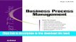 [Download] Business Process Management: Profiting From Process Kindle Online