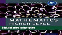[PDF] IB Mathematics Higher Level Course Book: Oxford IB Diploma Program [Full Ebook]