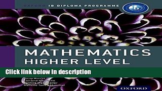 [PDF] IB Mathematics Higher Level Course Book: Oxford IB Diploma Program [Full Ebook]
