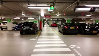 The eery silence of Luxembourg International's parking garage