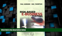 Big Deals  Risk-Based E-Business Testing (Artech House Computing Library)  Best Seller Books Most