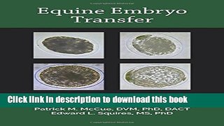 [Popular] Equine Embryo Transfer Kindle Free