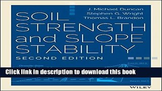 [Popular] Soil Strength and Slope Stability Kindle Free
