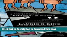 [Popular] Books A Monstrous Regiment of Women: A Novel of Suspense Featuring Mary Russell and