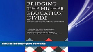 FAVORIT BOOK Bridging the Higher Education Divide READ EBOOK