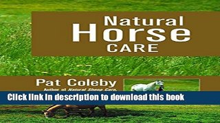 [Popular] Natural Horse Care Kindle Free