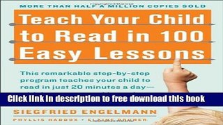 [Popular] Books Teach Your Child to Read in 100 Easy Lessons Full Online