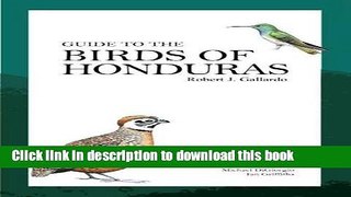 [Download] Guide to the Birds of Honduras Paperback Online