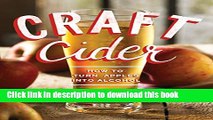 [Popular] Craft Cider: How to Turn Apples into Alcohol Kindle OnlineCollection