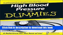 [Popular] High Blood Pressure for Dummies Hardcover OnlineCollection