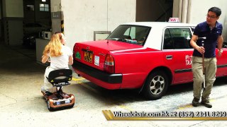 S89 Power Wheelchair - Putting S89 in the Taxi Baggage Compartment